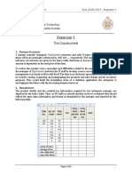 Xercise T C: BIS202 Practical Exercises Year 2018/2019 - Semester 2