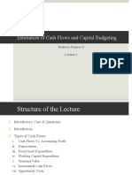 Estimation of Cash Flows and Capital Budgeting: Business Finance II