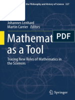 Mathematics As A Tool Tracing New Roles of Mathematics in The Sciences by Johannes Lenhard, Martin Carrier