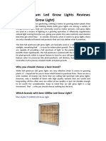 Full Spectrum Led Grow Lights Reviews (1000w Led Grow Light) PDF