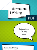 Informationa L Writing: Kent Boyd K. Concepcion