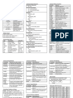 Python 2.7 Quick Reference Sheet: ver 2.01 ʹ 110105 (sjd)