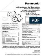 Panasonic INVERTER NN-ST651W Instrucciones Original