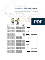 COMPOSICION Y DESCOMPOSICION Segundo Básico