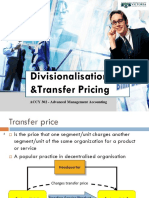 Divisionalisation and Transfer Pricing