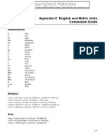 Appendix-C English and Metric Units Conversion Guide: Abbreviations