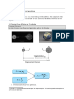 3.1 Newton's Law of Universal Gravitation