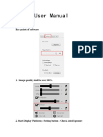 User Manual: Key Points of Software