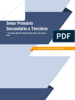 Setor Primário, Secundário e Terciário