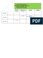 Horario Clases Sincronicas 902