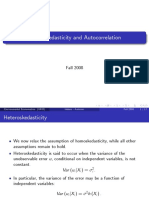 Heteroskedasticity & Autocorrelation