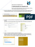 MANUAL DE CONFIGURACaO DA CONEXaO VPN - WINDOWS 10