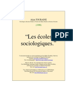 Alain Touraine, "Les Écoles Sociologiques." (1990) PDF