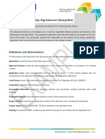 Project Partnership Agreement (Template) : Definitions and Abbreviations