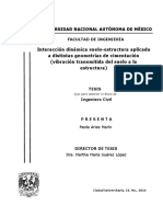 Arias, P. Interacción Dinámica Suelo-Estructura Aplicada A Distintas Geometrías de Cimentación