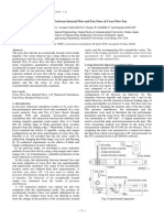 Relationship Between Internal Flow and Fan Noise of Cross Flow Fan