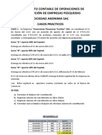 Tratamiento Contable de Operaciones de Constitución de Empresas Societarias