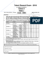 FTRE 2018 C V AT+S&M Paper 1 PDF