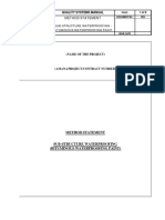 Quality Systems Manual Method Statement: Sub-Structure Waterproofing - Bituminous Waterproofing Paint