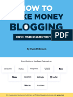 How To Make Money Blogging in 2020 by Ryan Robinson