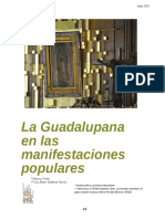 La Guadalupana en Las Manifestaciones Populares