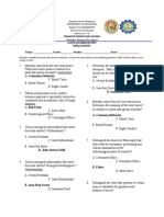 Philosophy 2ND Quarter Examination