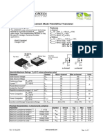 AOD 609 G - Transistor de Efeito de Campo PDF