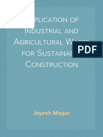 Application of Industrial and Agricultural Waste For Sustainable Construction PDF