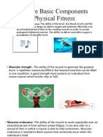 The Five Basic Components of Physical Fitness