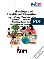 Technology and Livelihood Education: Agri Crop Production