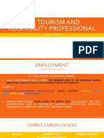 The Tourism and Hospitality Professional