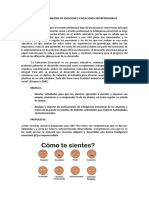 Propuesta de Mejora de Emociones y Relaciones Interpersonales