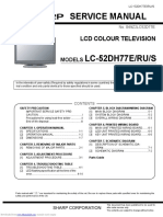 Service Manual: LCD Colour Television