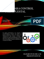 Base para Control Presupuestal