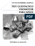 Test Gestaltico Visomotor para Niños - Elizabeth Munsterberg PDF