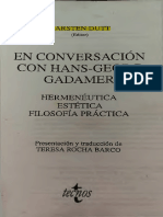 Gadamer - Entrevista