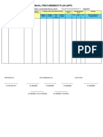 Annual Procurement Plan