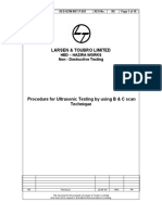 NDT-P-029, UT Procedure B & C Scan Technique