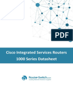 Cisco Integrated Services Routers 1000 Series Datasheet