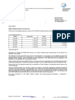 GIRO Instalment Plan For Income Tax: Month Month Amount ($) Amount ($)