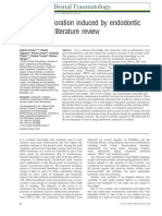 Tooth Discoloration Induced by Endodontic Materials: A Literature Review