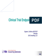 Clinical Trial Endpoints: Eugene J. Sullivan, MD FCCP Principal EJS Consulting, LLC