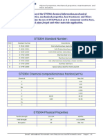 Data Table For Grades Stainless Steels - Special Steels STS304