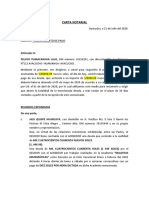 Carta Notarial REQUERIMIENTO DE PAGO