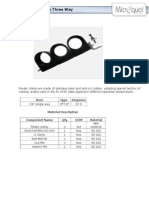 Feeder Clamp 7!8 Three Way