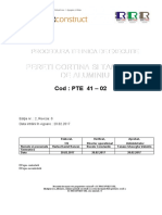 PTE 41 - 02 Pereti Cortina Si Tamplarie de Aluminiu