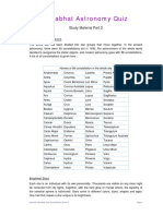 Aryabhat Astronomy Quiz: Study Material Part 2