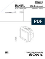 Service Manual: Trinitron Color TV