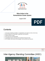 Mine Action in The Humanitarian Cluster System