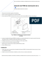 FTL 54.17.140 Retiro e Instalación Del PDM de Iluminación de La Carrocería de EPA10